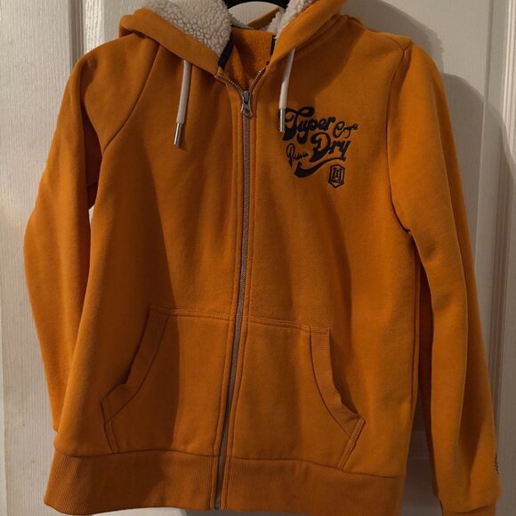 Superdry Yellow Zipper Hoody - Picture 2 of 4